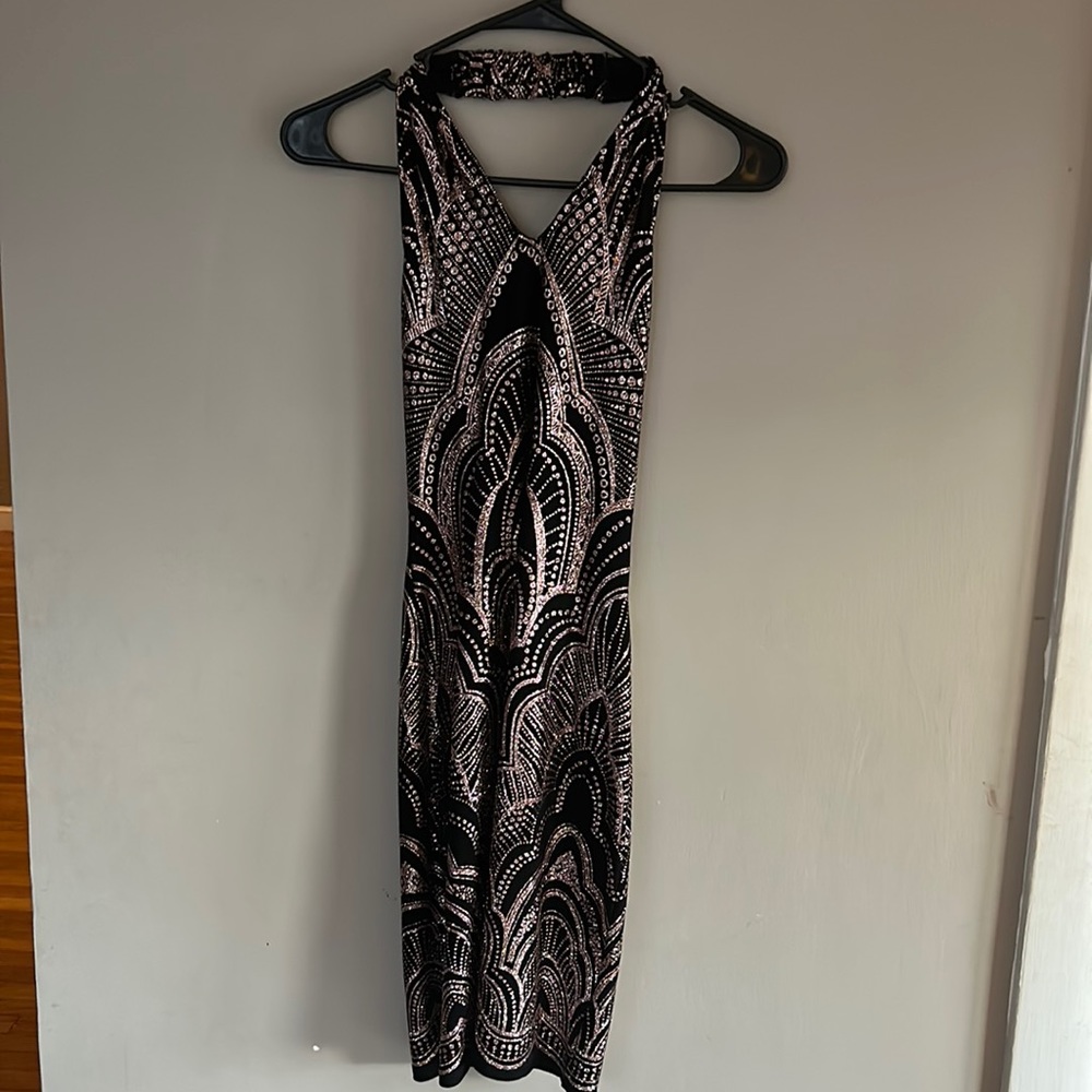body con halter dress from macys size XS